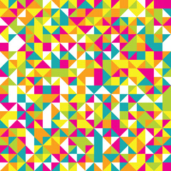 Geographic random color illustration design