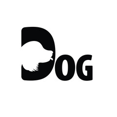 minimalist text logo design with word 