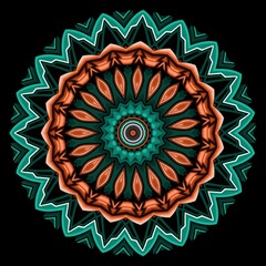 Mandala abstract ornate ornamental concept for element design