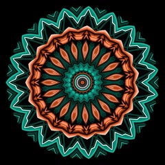 Mandala abstract ornate ornamental concept for element design