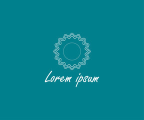 mandala design vector logo templet.