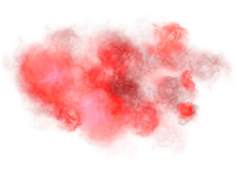 Fototapeta premium red dust smoke abstract particles
