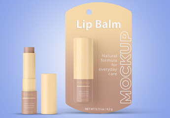 Lip Balm Mockup