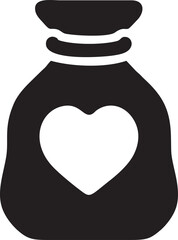 Love icon symbol vector image. Illustration of the valentine day symbol. EPS 10