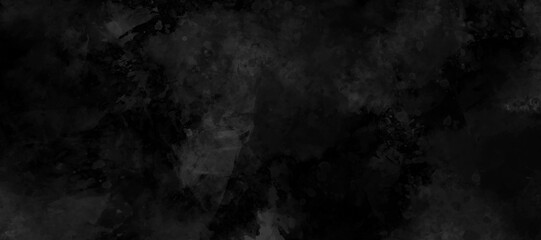 Abstract black and grey backdrop concrete texture background banner pattern. 