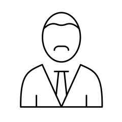 Bank assistant Vector Icon easily modified

