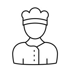 chef Vector Icon easily modified

