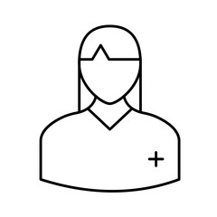 Lady Vector Icon easily modified

