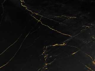 Black and gold marble luxury wall texture with shiny golden line pattern abstract background design for a cover book or wallpaper and banner website.