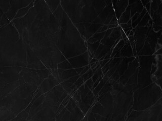 Black marble grunge pattern texture background with white shiny cracks veins, Marble of Thailand, Abstract natural marble black and white for design.	
