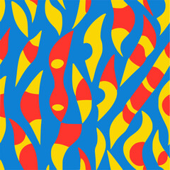 Ethnic African style Geometric Vector Seamless Pattern textile print. traditional design. Creative pattern backgrounds.