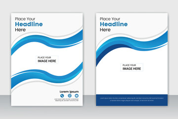 Brochure template flyer background for business design. Brochure Layout template, cover design background, annual reports .For social media flyer design