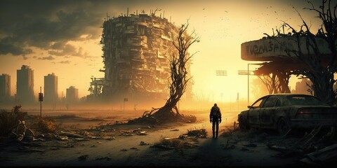 post apocalypse scenery