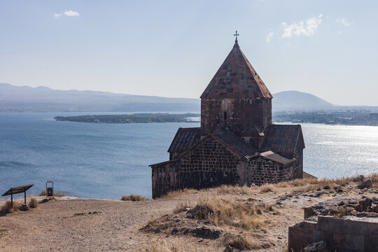 Sevanavank monasteryon Lake Sevan, Armenia