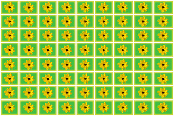 futuristic garden, creative design with flowers in the garden divided into squares, neon light
