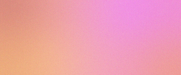 Abstract pink orange gradient with grain noise texture illustration.