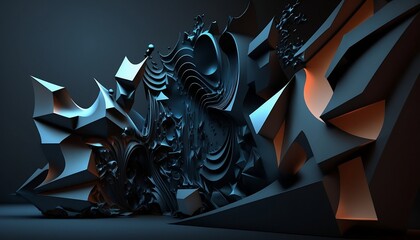 3D Abstract Realistic Background