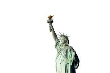 statue of liberty isolated