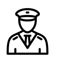  Car driver Vector Icon easily modified

