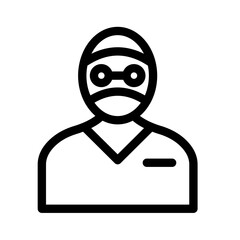 Surgeon Vector Icon easily modified
