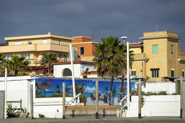 Fototapeta premium Station balnéaire hors-saison 