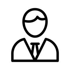 Bank assistant Vector Icon easily modified

