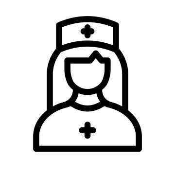 Nurse Vector Icon easily modified


