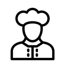 Chef Vector Icon easily modified


