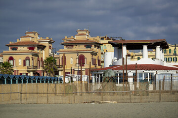 Station balnéaire hors-saison 