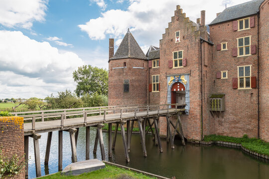 Ammersoyen Castle near the village of Ammerzoden, in the Bommelerwaard
