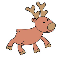 Obraz na płótnie Canvas deer vector illustration