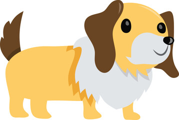 Cartoon Dachshund Puppy Dog