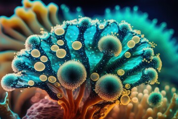 Underwater Coral Reef - A Colorful and Vibrant World, Generative AI