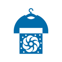 Clothing laundry service logo design