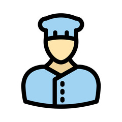 Chef Vector Icon easily modified

