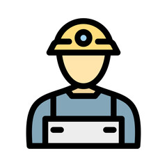 Worker Vector Icon easily modified

