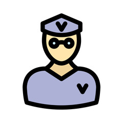 hacker Vector Icon easily modified

