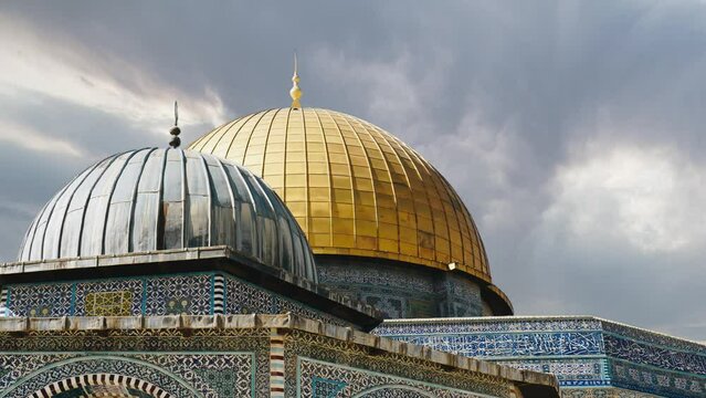 Mousque of Al-aqsa (Dome of the Rock) in Old Town - Jerusalem, Israel