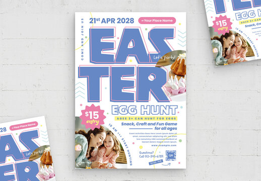 Simple Easter Flyer Template