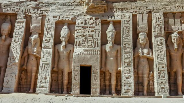 Nefertari's Temple at Abu Simbel, Aswan, Egypt