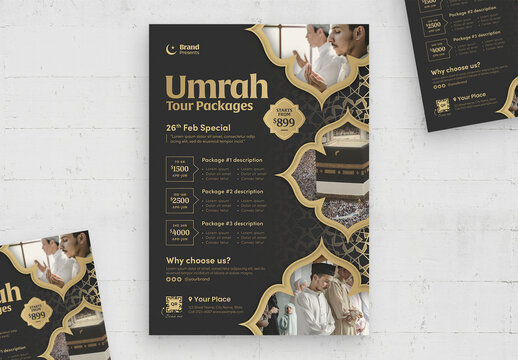 Muslim Umrah Flyer Template