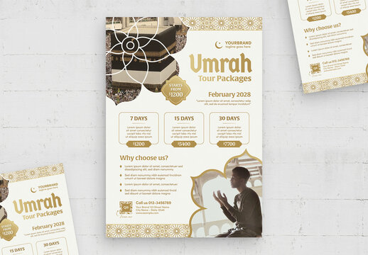 Umrah Flyer Template