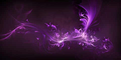 abstract purple magic created using AI Generative Technology