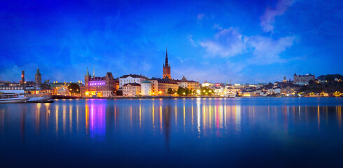 Fototapeta na wymiar View of Stockholm city