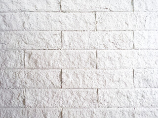 White brick wall, perfect as a background, square photograph