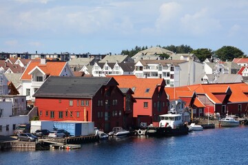 Fototapeta na wymiar Haugesund city, Norway