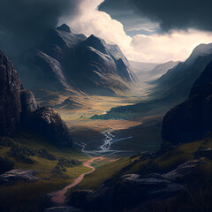 Dramatische Landschaft No. 2