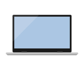 Illustration of a simple laptop computer