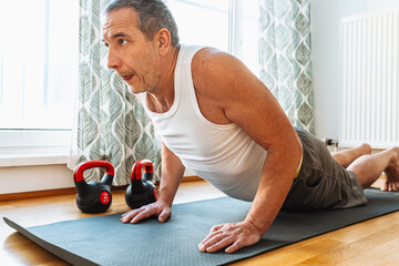 Strength training, yoga for middle age, physical activity