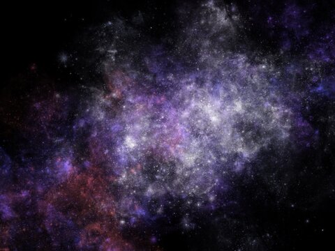 fantasy space outer sky nebula galaxy background © Mas Water
